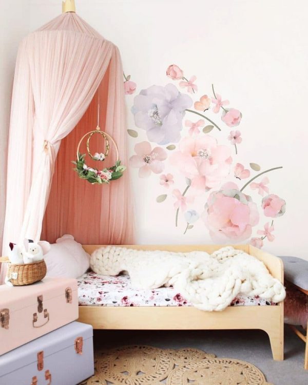 décoration chambre bébé fille