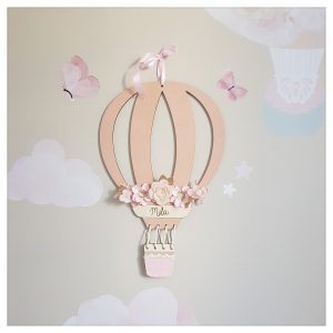 décoration montgolfière fille