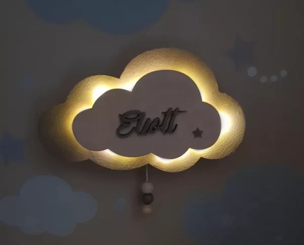 veilleuse musicale nuage