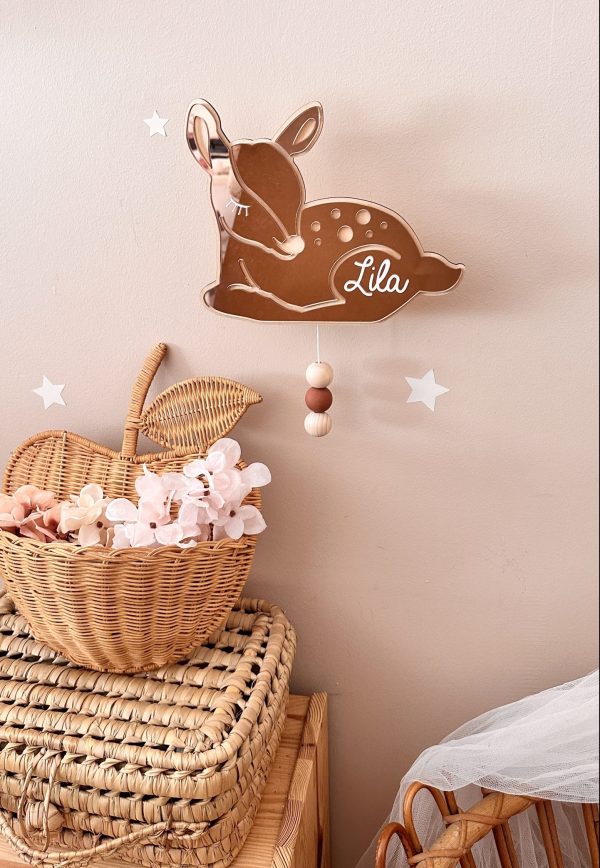boite à musique biche miroir