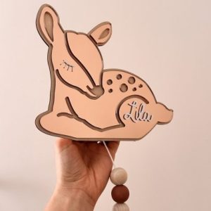 boite à musique biche miroir