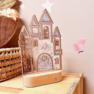 veilleuse château chambre bébé