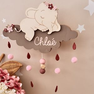 boite à musique éléphant chambre bébé fille